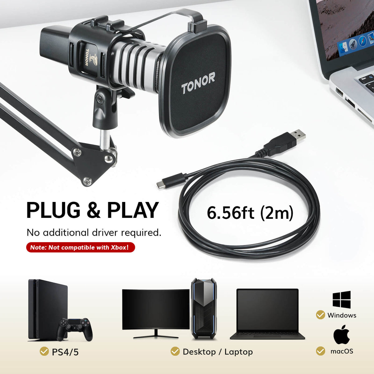 TC30S+ RGB USB Microphone Kit – TONOR