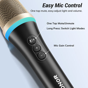 TONOR TD310+ USB Dynamic Microphone for Podcast Gaming Microphone with Quick Mute and Boom Arm Compatible