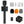 Load image into Gallery viewer, TONOR TP20 Microphone Handle for DJI RODE Microphone, Handheld Microphone Stand
