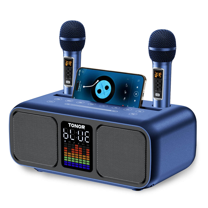 Biwond Mic Karaoke ST12 Pack 2x Microphones Noir